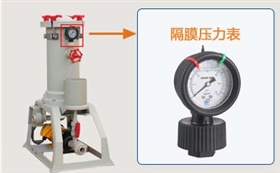 化學(xué)鎳過濾機隔膜壓力表